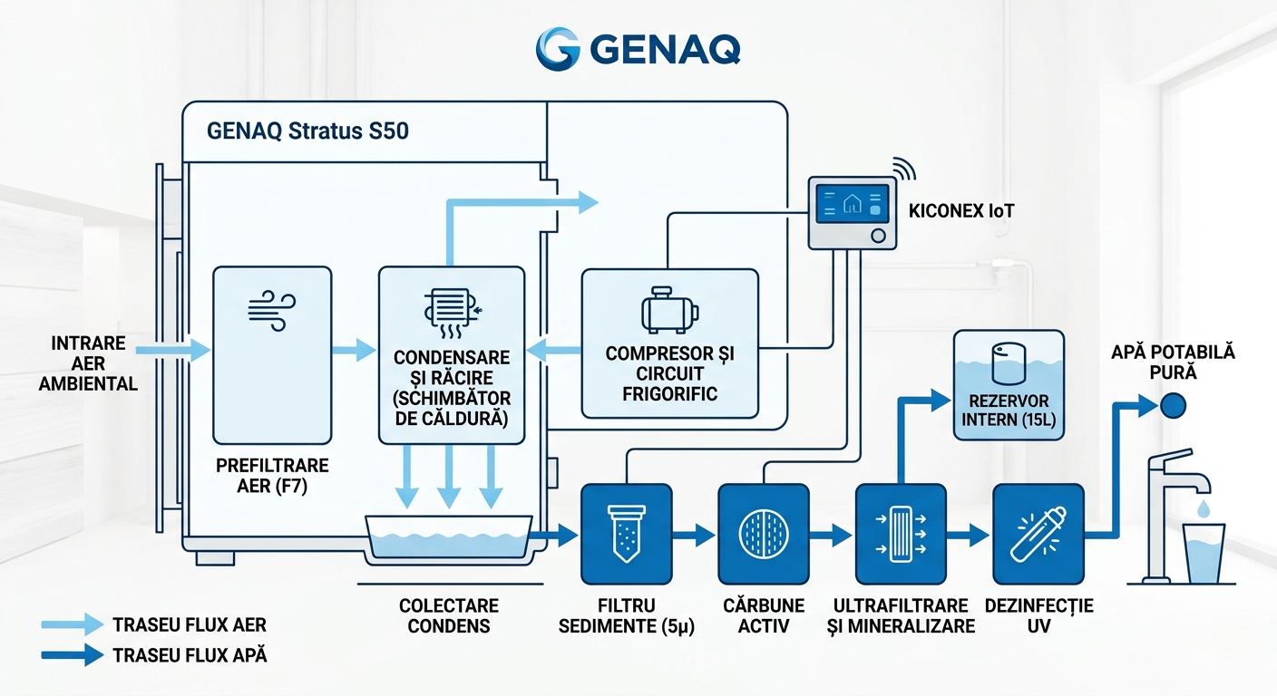Diagrama producere si purificare apa